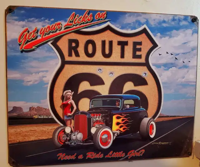 Route 66 Metal Signs  in Arts & Collectibles in Edmonton - Image 2