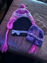 Girls tuque/mitts