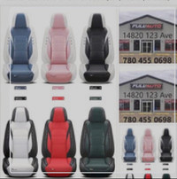 SEAT COVERS OF ASSORTED COLOURS WE INSTALL AT FULLAUTO 