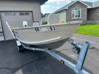 Boat, motor and trailer 