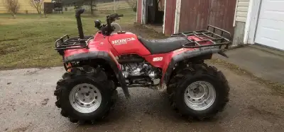 Looking to buy 94-2000 Honda 300 frame with papers must be in decent shape, no patches, no rust etc....