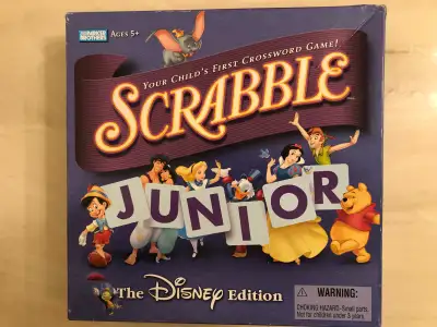 Scrabble Junior Board Game Disney Edition for kids age 5+, $5, View more