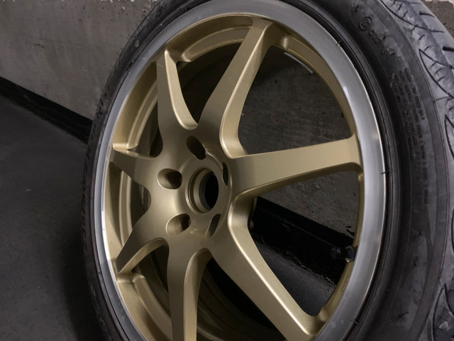 FS: 18” wheels SSR GT-7H 18x8 +51 offset with Pirelli tires in Tires & Rims in Markham / York Region