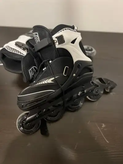 Selling 2 pairs of Ruthfot Adjustable Inline Skates, for adults (Men's 8.5–11 / Women's 9.5–12). $50...