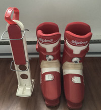 Alpina MS 950 Ski Boots made in Yugoslavia size EU 8.5,