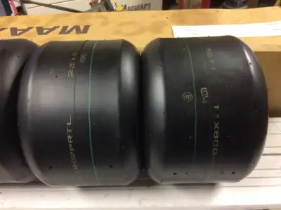 I have a set of 4 vintage racing karttires. Brand new old stock. Never used, never mounted. Perfect...