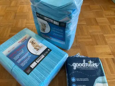 Dogs 200 HEALQU Training Pads 9 Goodnites Bed Mats Elderly, View more