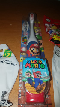 Spinbrush Kids MARIO Electric Toothbrush, Soft Bristles + extras