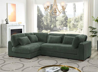 Corduroy Sectional Two Sections SOLD PPU