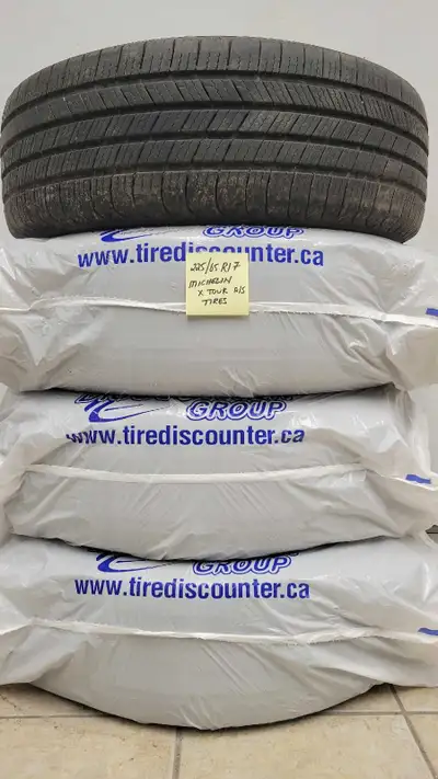 Got a set of Michelin X-Tour all season tires in excellent condition! No punctures, no plugs, no dam...