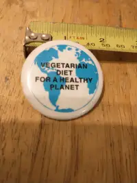Vegetarian Diet for a Healthy Planet button