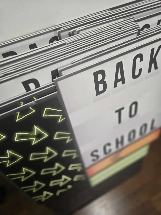 Back to School Poster - Retail Store Sign Display - Sturdy! | Other ...