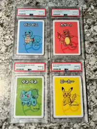 Pokémon Japanese Old Maid  -Charmander, Squirtle, Bulbasaur, Pik