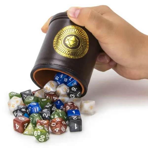 Cup of Plenty 5 Sets of 7 Polyhedral Role Playing Gaming Dice  in Toys & Games in City of Toronto - Image 3