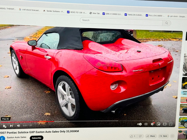 2007 Pontiac Solstice GXP in Cars & Trucks in Nanaimo - Image 2