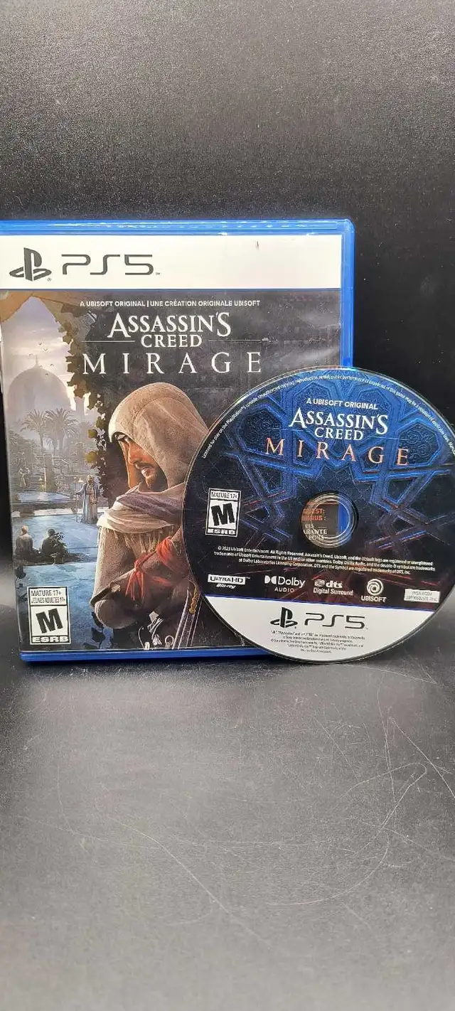 PS5 ASSASSINS CREED MIRAGE in Sony Playstation 5 in City of Toronto - Image 2
