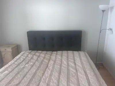 Bed frame and mattresses, View more