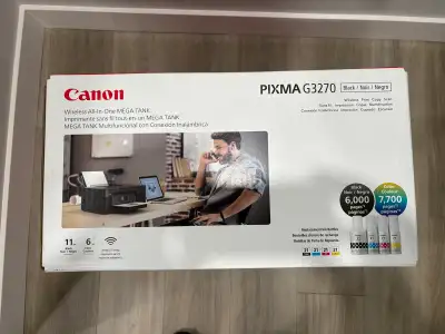 Brand new Canon Pixma G3270 printer. Never opened. Pick up in St Albert.