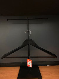 17' Top Black Wooden Hanger/ 100 pcs REG $220 SALE $195