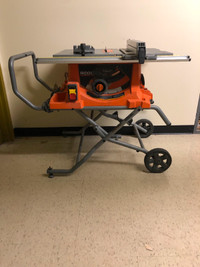 10 inch ridgid worksite table saw