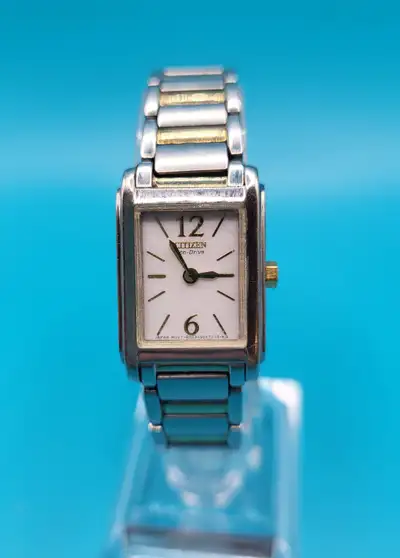 2006 Citizen Eco-Drive Women's Tank Style Watch 18mm Case, View more