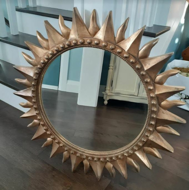 Large celestial sun gold mirror in Other in Markham / York Region