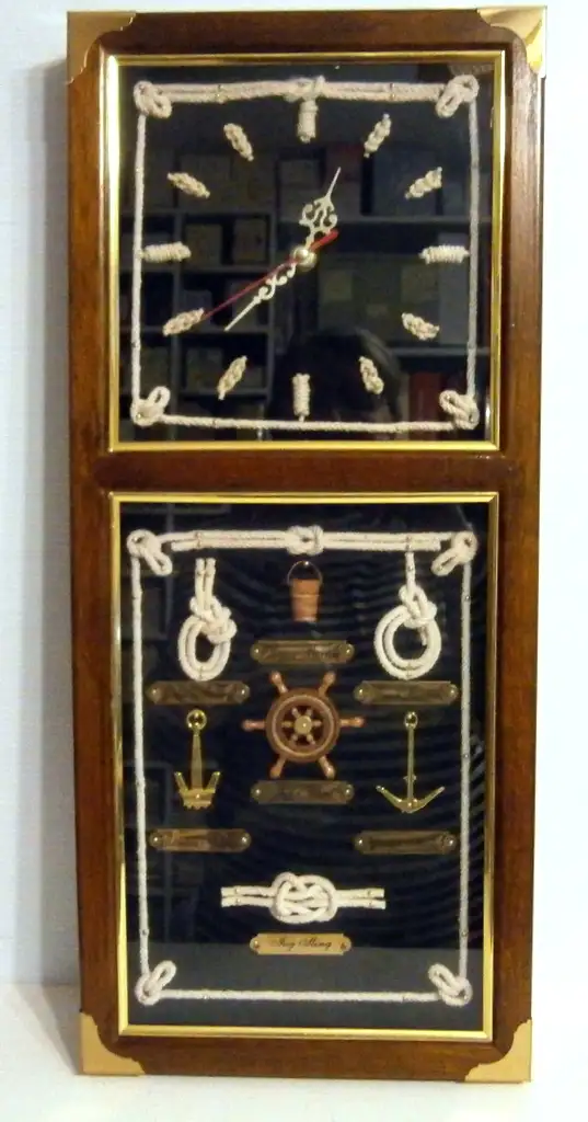 Large decorative, Nautical Design Clock, solid wood in Arts & Collectibles in Mississauga / Peel Region - Image 4