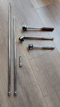 ratchet heads  & driver extension bars, individually priced