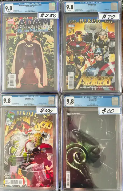 50% off the sticker prices on my CGC comics, View more