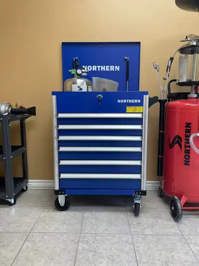 Rolling Tool Chest, 6-Drawer Lockable Tool Cabinet 27*17.5*36 in, View more