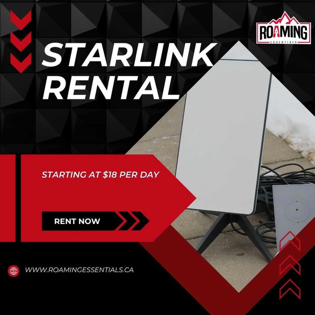 Starlink Satellite Wifi RENTAL in General Electronics in Calgary