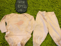 Joe girl's organic cotton set pink - 6-12 months