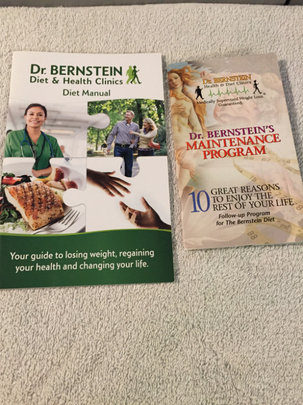 Dr. Bernstein Diet Manual & Maintenance Program Booklets - NEW in Health & Special Needs in City of Toronto