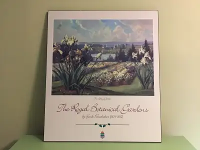 Frank Panabaker Laking Garden Royal Botanical Gardens - Hamilton/Burlington, Ontario plak-mounted po...