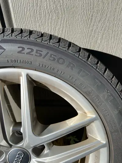 Continental Viking Contact 225/50 R17 Used 2 seasons Approx 10,000 kms
