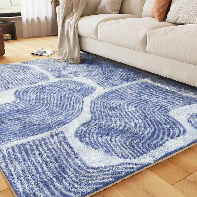 NEW Washable Modern Zen Garden 5x7 Area Rug in Rugs, Carpets & Runners in Markham / York Region - Image 4