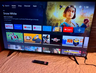 55” Hisense Smart 4K Google tv, View more
