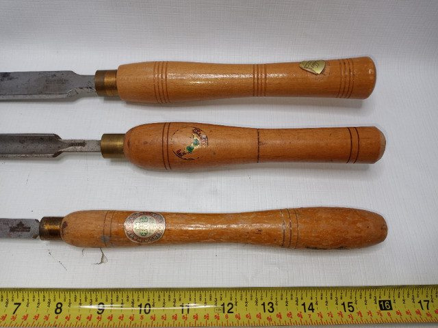 Two Vintage Marples & 1 Ashley Iles Lathe Woodworking Chisels in Hand Tools in Kitchener / Waterloo - Image 4