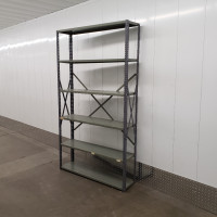 Steel Shelving Unit Warehouse 6 Adjustable Shelf 85" Tall K6741