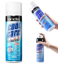 Andis 12750 Cool Care Plus 5-in-1 Clipper Spray, 15.5 oz Can, Bl