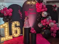 Sweet 16 Birthday Decor Packages 