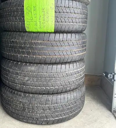 - - - - - SET OF 4 GOOD YEAR WRANGLER SR A P 265 65 R18 8/32 USED - - - - - SET OF 4 GOOD YEAR WRANG...