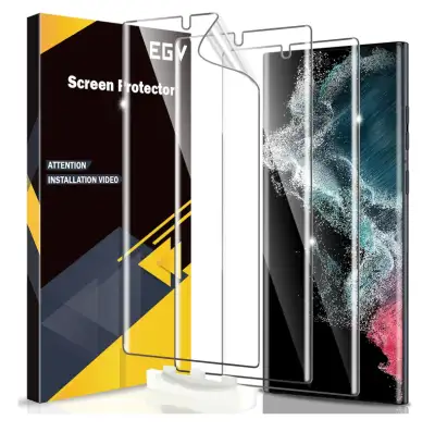 Screen Protector for Samsung Galaxy S22 Ultra  Flexible 3 pack, View more