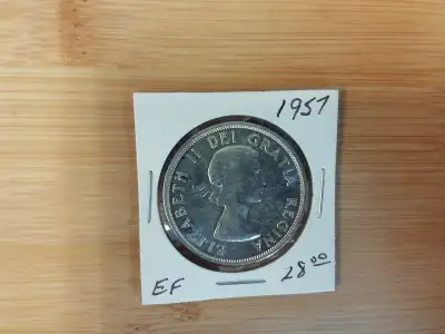 1957 Canada Dollar EF Coin, View more