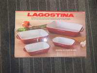 Lagostina 4 piece cooking pan set