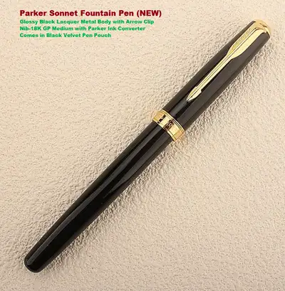 Parker Sonnet Fountain Pen (NEW)
