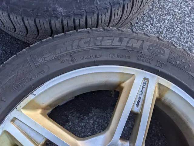 Michelin Winter Tires/ Snow Tires with AMG Rims 16" (205/ 55R16) in Tires & Rims in Ottawa - Image 7