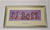Anne Geddes Cantebury Belles Babies Printed Picture Framed, Good