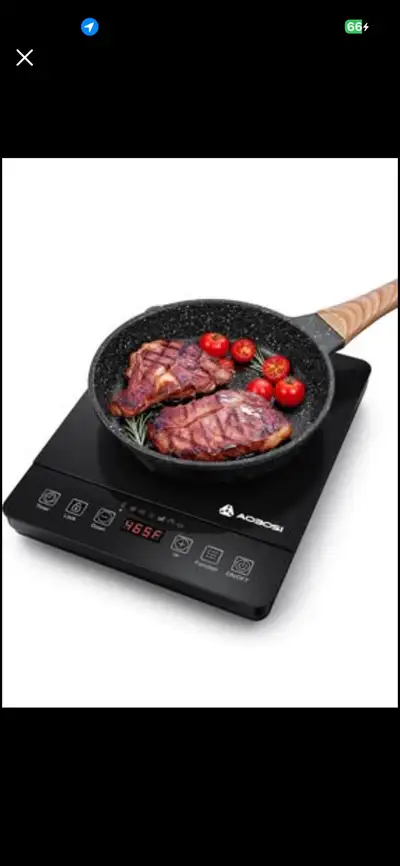 Portable Induction Cooktop – 1800W Single Burner (Brand New), View more