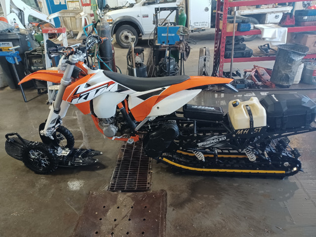 2015 KTM XC-W 500 / Timbersled MH 121" Snowbike for sale! in Snowmobiles in Edmonton - Image 2